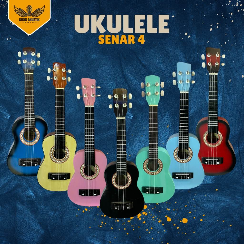 Ukulele /ukulele senar 4/ Kentrung senar 4/ukulele murah/ukulele senar bagus/ukulele bunus tas/u