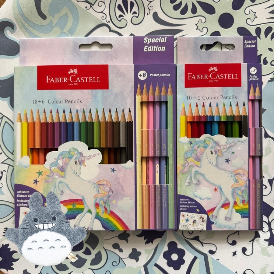 

[1PCS] FABER CASTELL PENSIL WARNA UNICORN 12 WARNA 24 WARNA