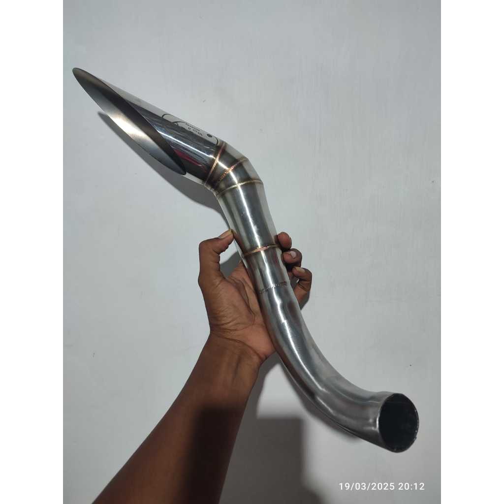 Knalpot Ketinting Mesin Yasuka 500cc Stainless Real Pict