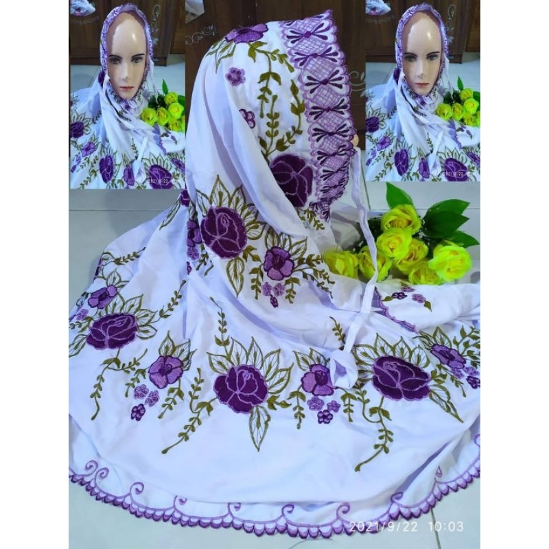 Mukena Terusan Polino Silk Grade AAA