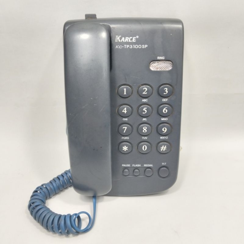 Pesawat telepon kabel rumah pstn jadul kondisi bekas seken second