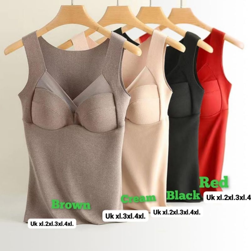 Tanktop Bra Set Dalaman Wanita XL-4XL Jumbo