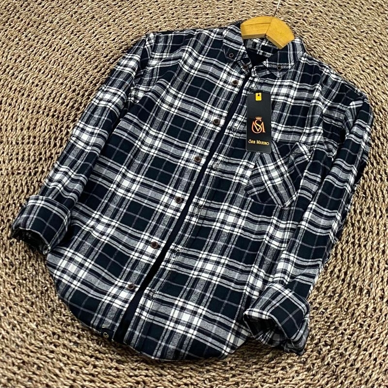 GoodFlannel Kemeja Flanel Pria Lengan Panjang Terlaris Casual Long Sleeve Shirt Slimfit Pria Wanita