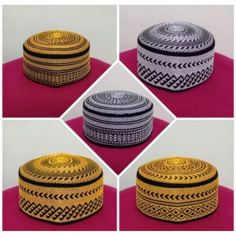 kopiah, songkok, peci recca bone silver