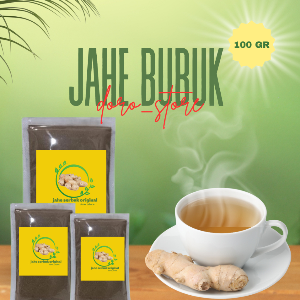 

JAHE BUBUK ( JAHE PILIHAN ) TINGGAL SEDUH ( 100 GR )