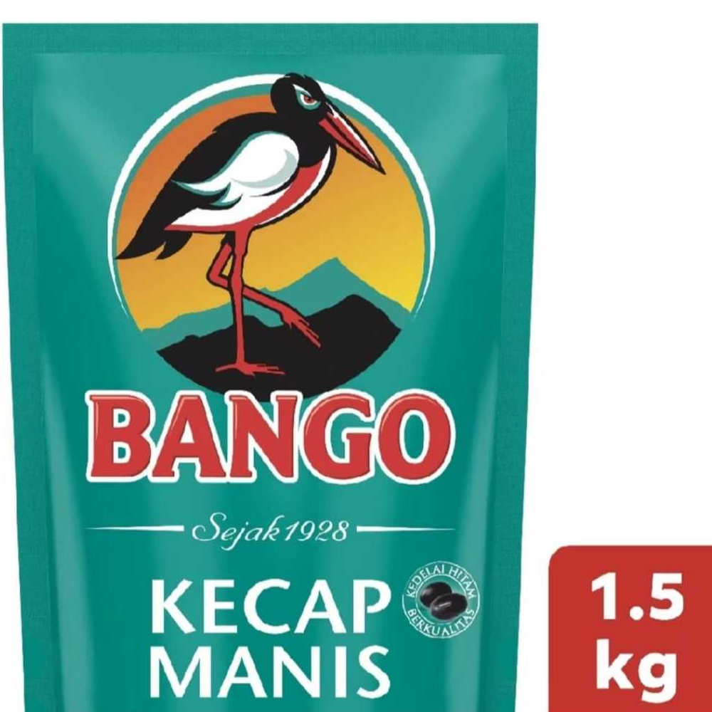 

BANGO Kecap Manis Pouch 1.5KG - 520ml/720g