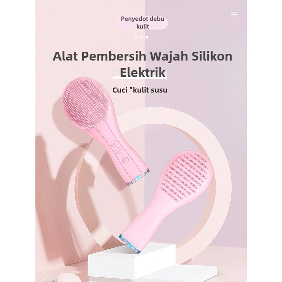 Axinaboyna - Alat Cuci Wajah Elektrik 8In1 Facial Brushes Pijat & Exfoliate Kulit Sensitif