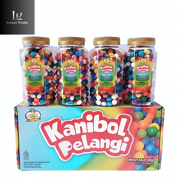 

Cemilan Lebaran 2025 Shangrila Paket Kanibol Pelangi | Isi 4 Toples Cemilan Coklat Biskuit Termurah