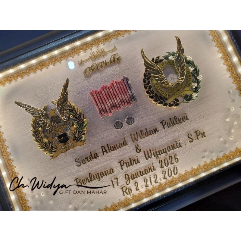 MAHAR LOGO TNI AU - PIA | MAHAR LOGO TNI | SESERAHAN | FRAME MAHAR