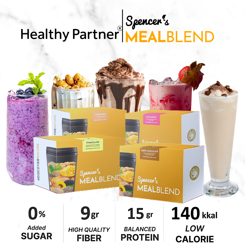 

PROMO BUNDLING 4 BOX | Spencers MealBlend Meal Replacement Multigrain Bebas Pilih Rasa