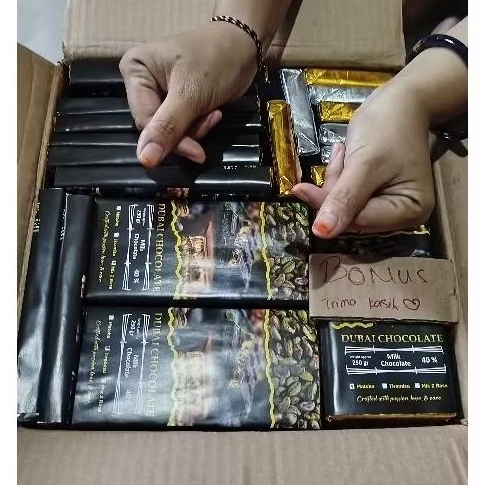 

Coklat Dubai 1 PACK isi (50PCS) 3 Varian rasa Matcha, Tiramisu, Mix murah