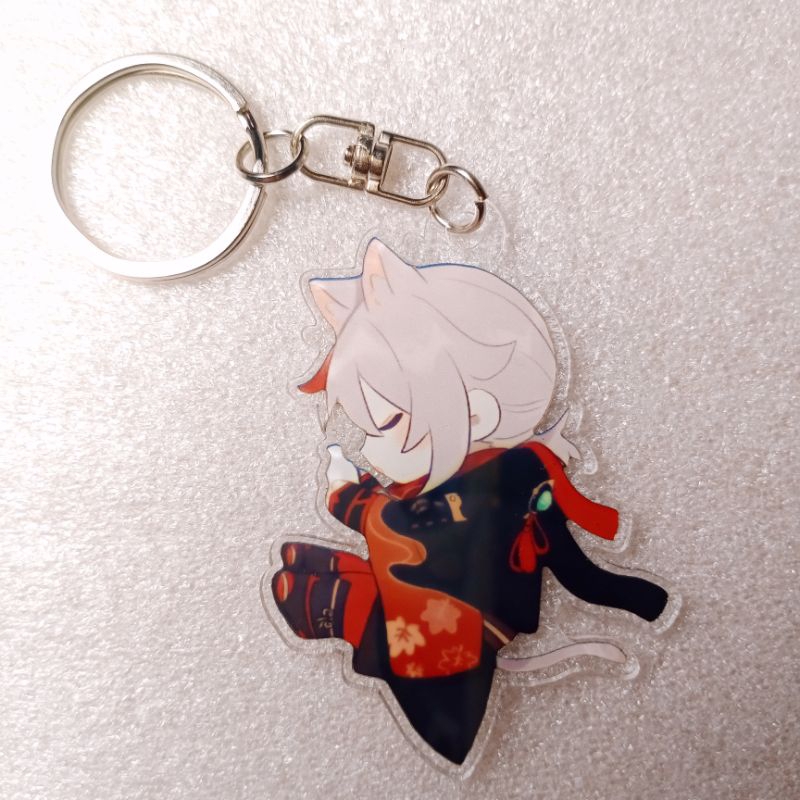 Kazuha Genshin Impact Gantungan kunci akrilik / keychain Genshin Impact / Kazuha ganci