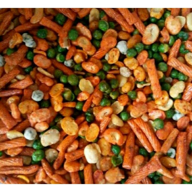 

KACANG MIX/KACANG CAMPUR merk JAIPONG rasa pedas manis gurih asin terlaris