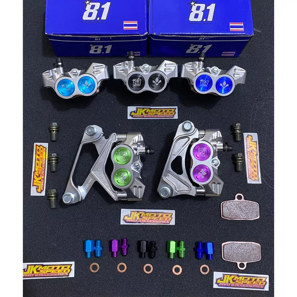 Termurah  Kaliper Cakram 8.1 Formula Full CNC + Breket Kaliper 220mm 260mm KALIPER FORMULA 4