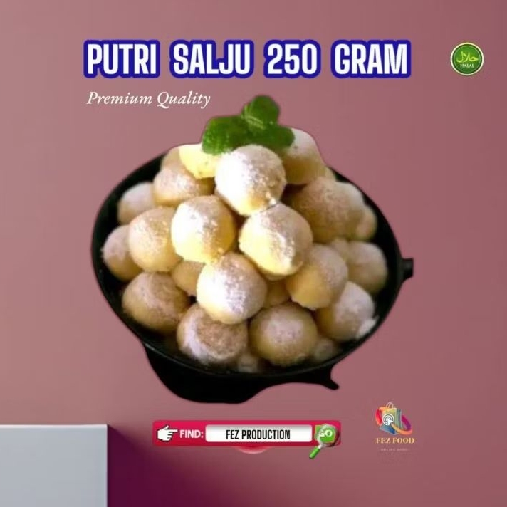 

KUE PUTRI SALJU 250 GRAM MANIS LUMER