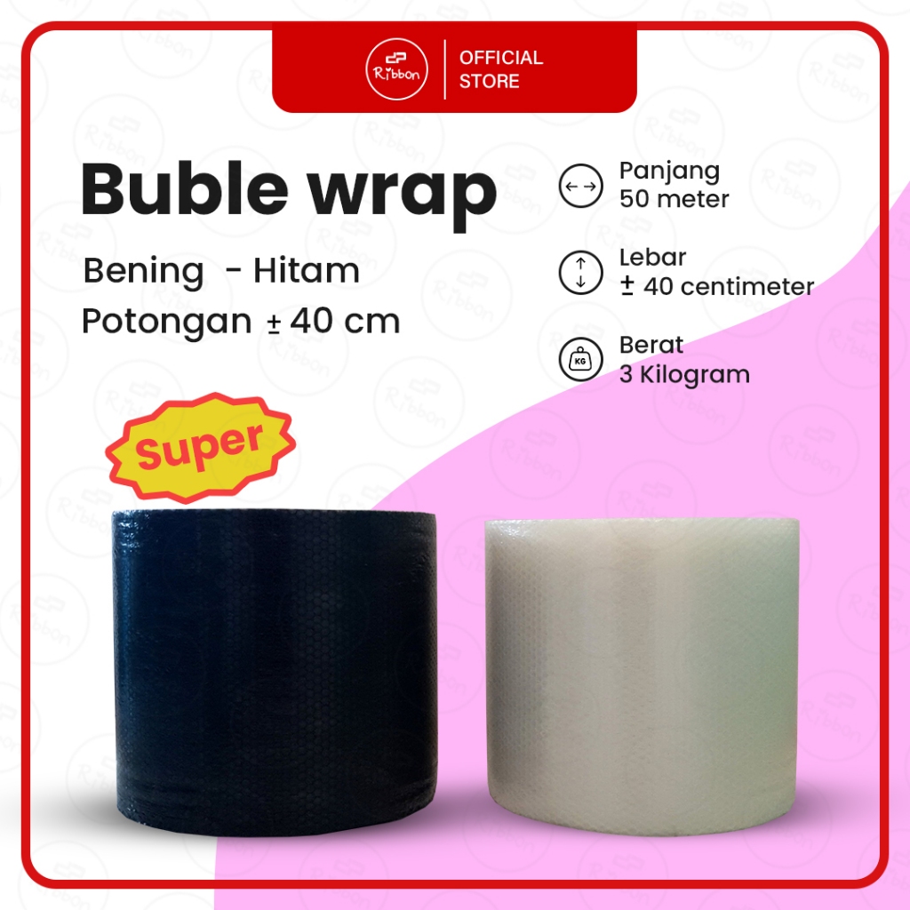 

Bubblewrap SUPER BENING 40CM X 50M Super Tebal Perlengkapan Packing Super Murah