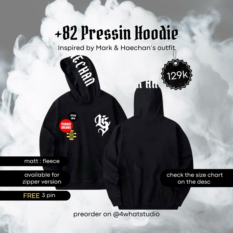 HOODIE +82 Pressin' inspired by MARK HAECHAN NCT | HOODIE NCT