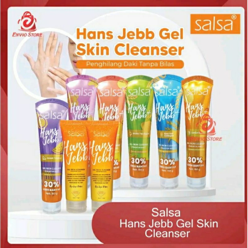 Salsa hans jebb - jebb peeling gel - perontok daki - gel skin cleaner eksfoliasi