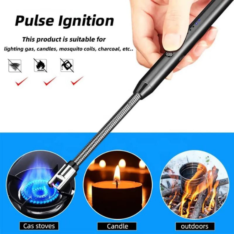 Pemantik kompor elektrik pemantik listrik USB rechargeable korek kompor elektrik USB korek api listr