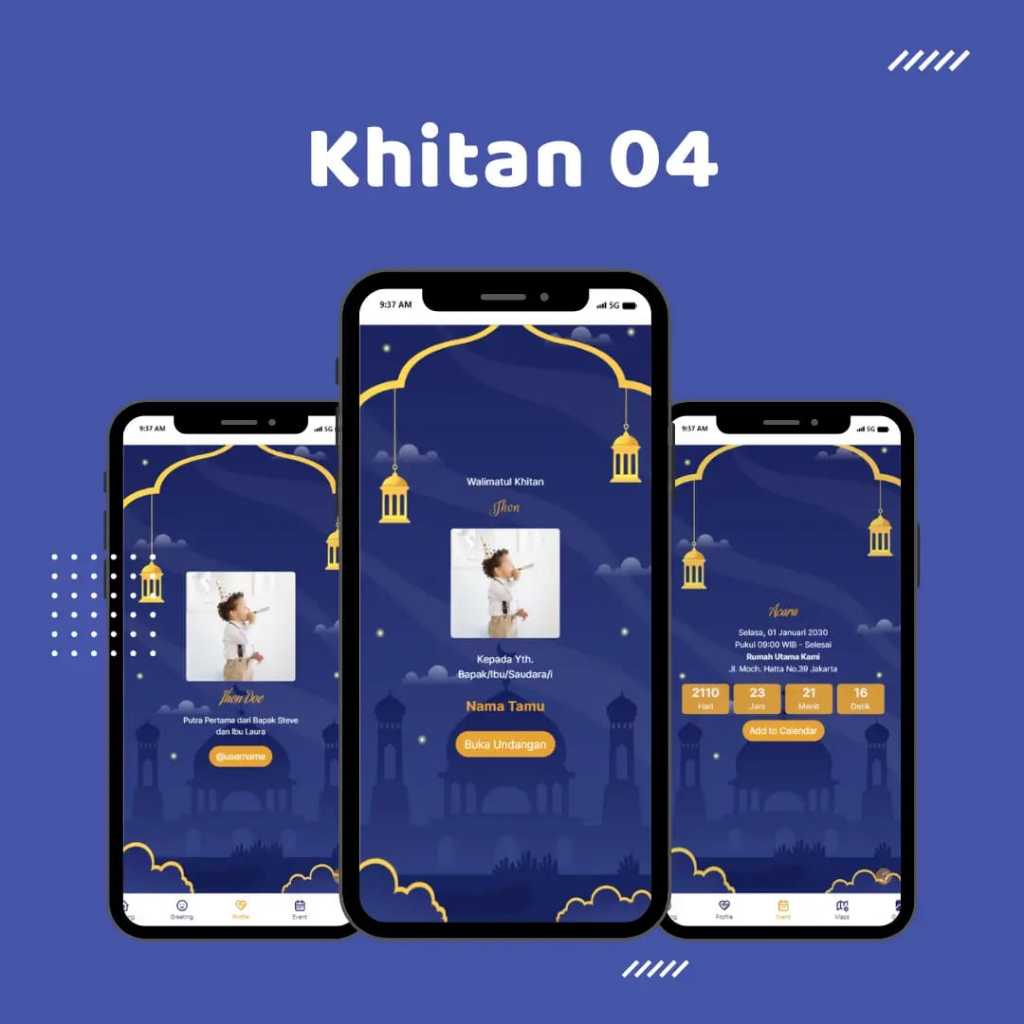 Undangan Digital Khitan | Undangan Web | Khitan | Wedding