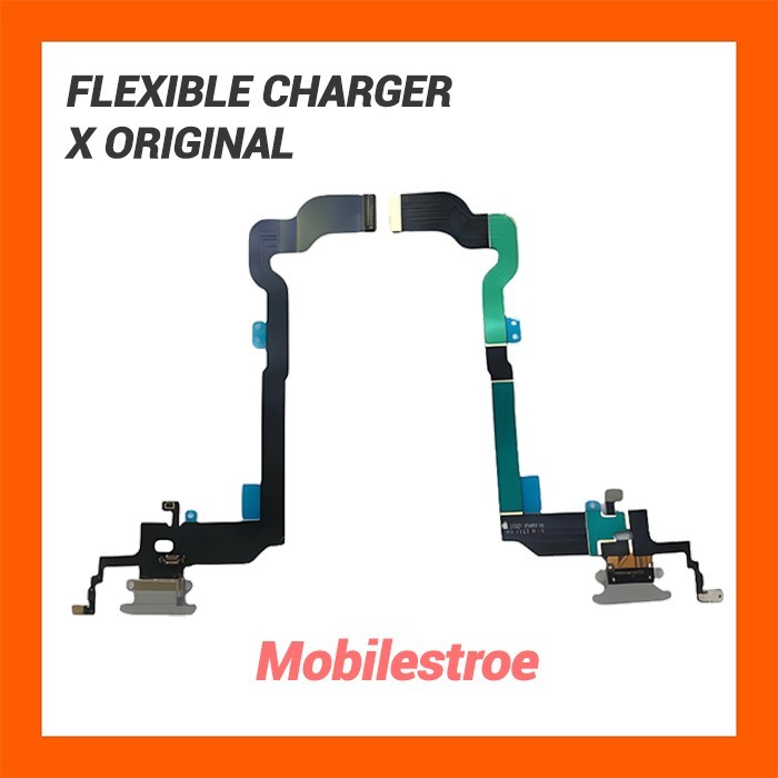 Komponen Flexible Konektor Charger Iphone X Original Copotan