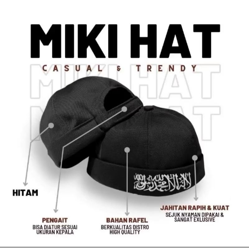 TOPI MIKIHET BORDIR ARAB/PECI MIKIHAT BORDIR/PECI UAS/ PECI. VIRAL