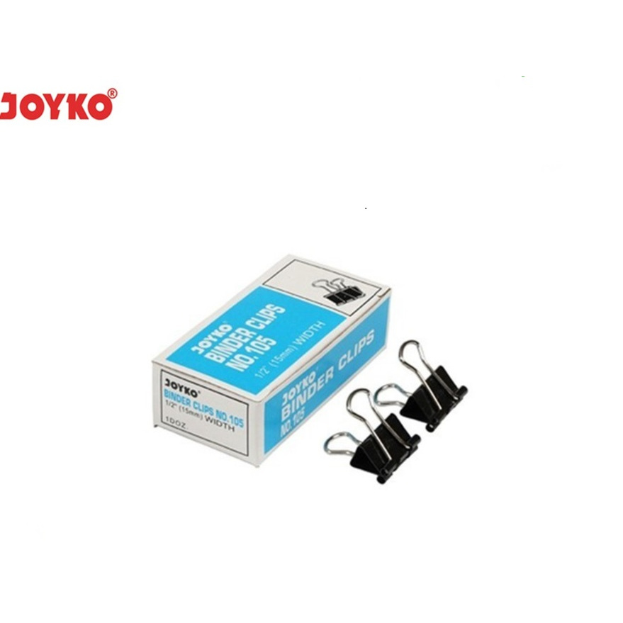 

Joyko Binder Clip 105 - Penjepit Kertas, 12 Pcs Per Box