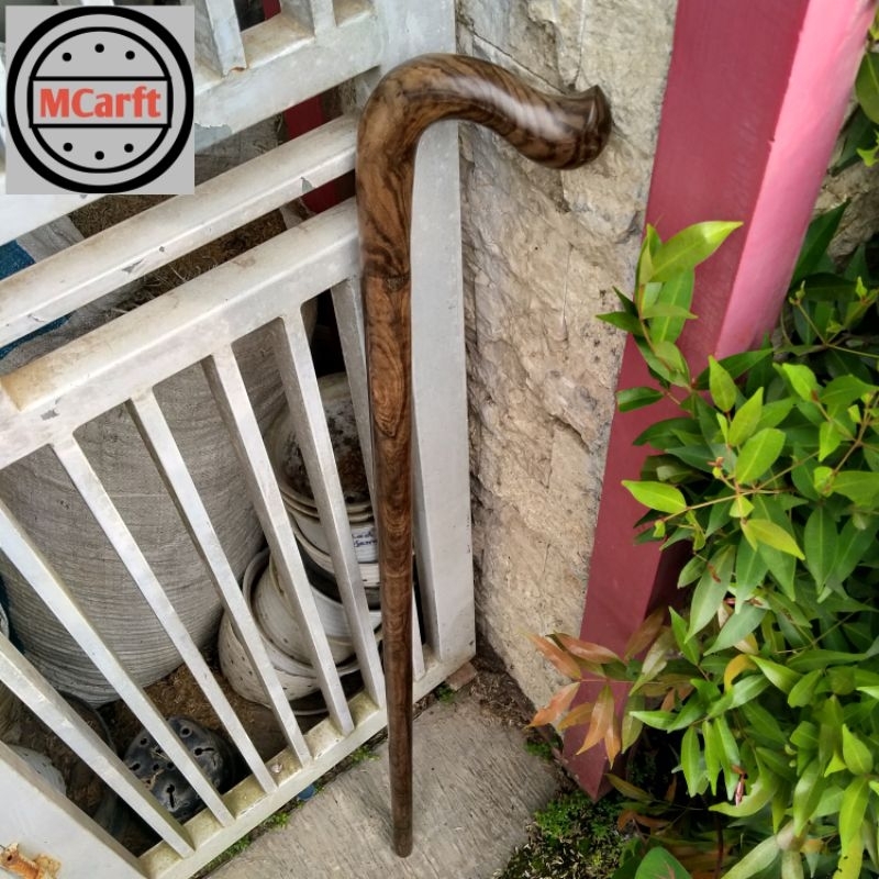 Tongkat jalan kayu kalimosodo model payung C124