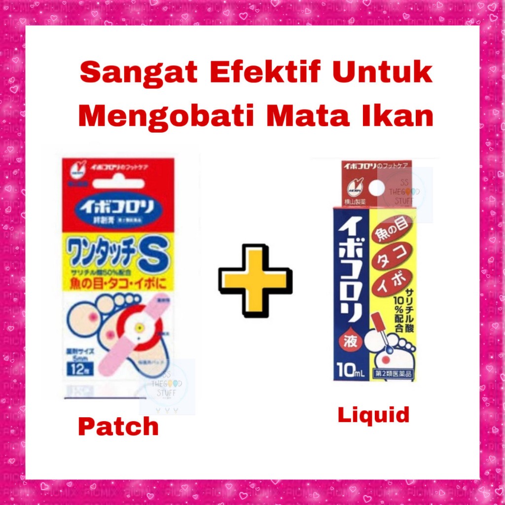 Ibokorori Plaster Isi 12 Plester Mata Ikan Untuk Kaki Kapalan