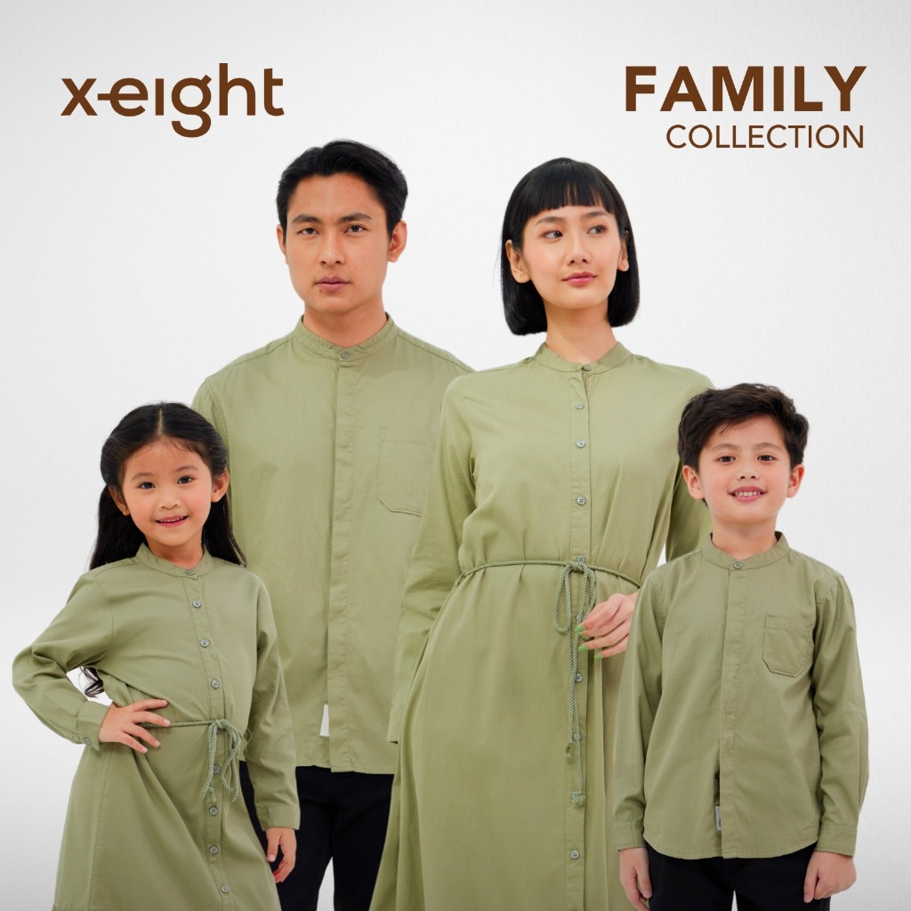 X EIGHT Deka Shirts Couple Family - Kemko Couple Keluarga