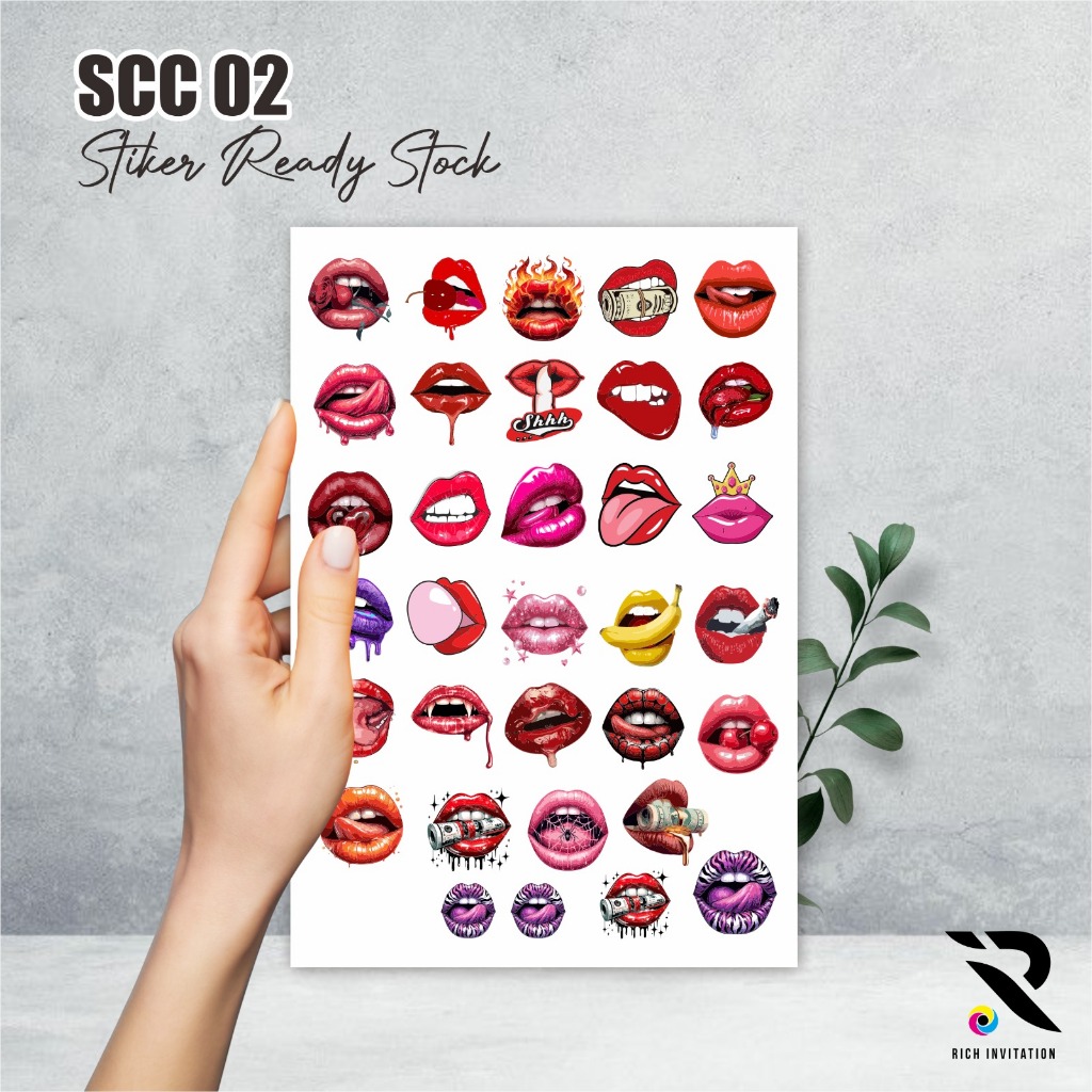 

STIKER LUCU KARAKTER - STIKER VINYL ANTI AIR READY STOCK - STIKER SCC 02