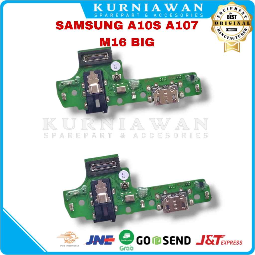 Konektor Charger Samsung A10S A107 M16 BIG Pcb Board Usb Papan Con Cas Mic Ori