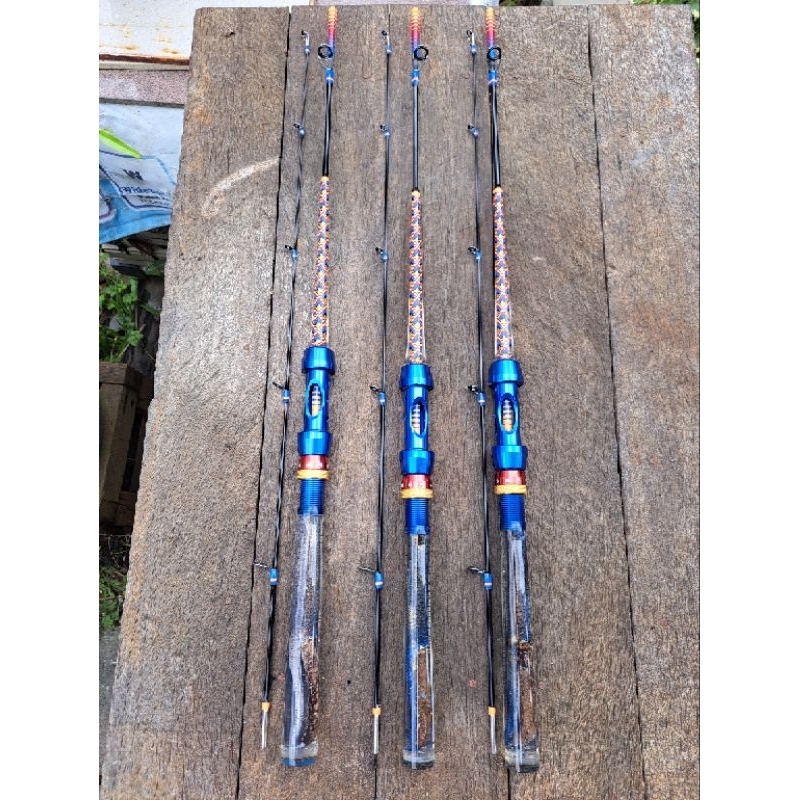 JORAN PANCING CUSTOM UDANG IKAN 120CM GAGANG SEPIT UDANG GALAH KELENTURAN SEDANG