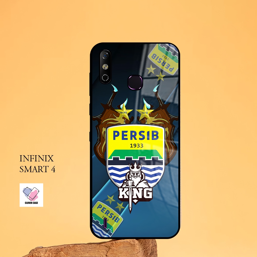 [BL33]  Case Glossy Case | INFINIX SMART 4 | CASE KEKINIAN LUCU |  Casing Hp Kilau Motif PERSIB BAND