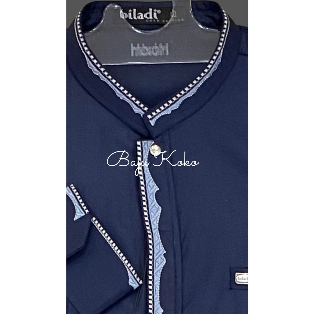 Koko Kharisma Kode 2960 Lengan Panjang Warna Biru Tua Ukuran M L