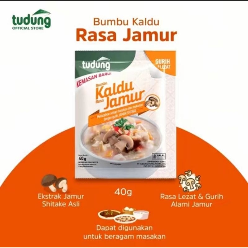 

Bumbu Kaldu Jamur kemasan 40gram