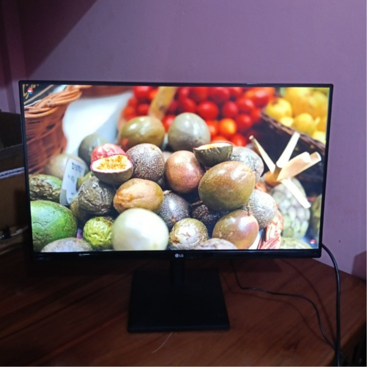 Monitor LED LG 23 inch HDMI layar IPS - Monitor LED LG 23 inch layar IPS Seri 23MP68VQ-P Layar frame