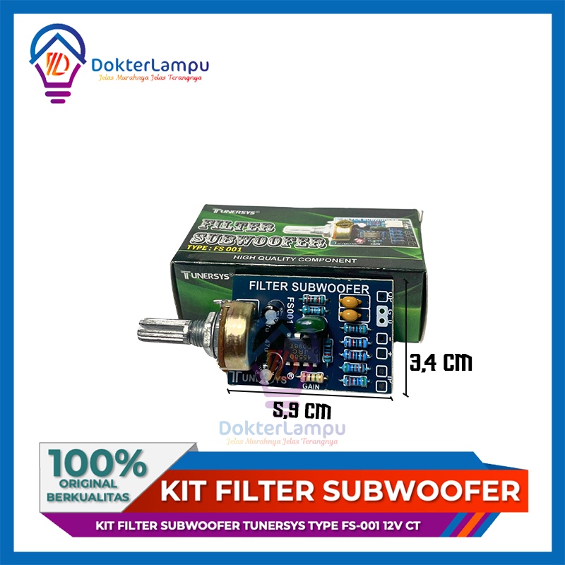 Kit Filter Subwoofer Tunersys