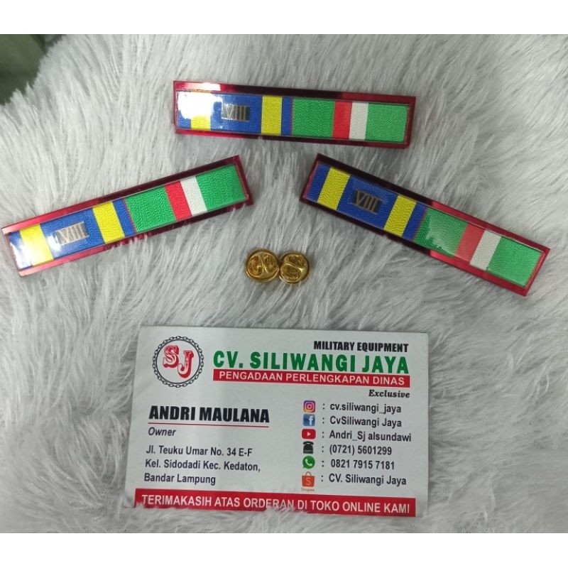 Tanda Jasa PDH Polri 8,Darmanusa , 8,Ksatria Bhayangkara & 8,16,Seroja