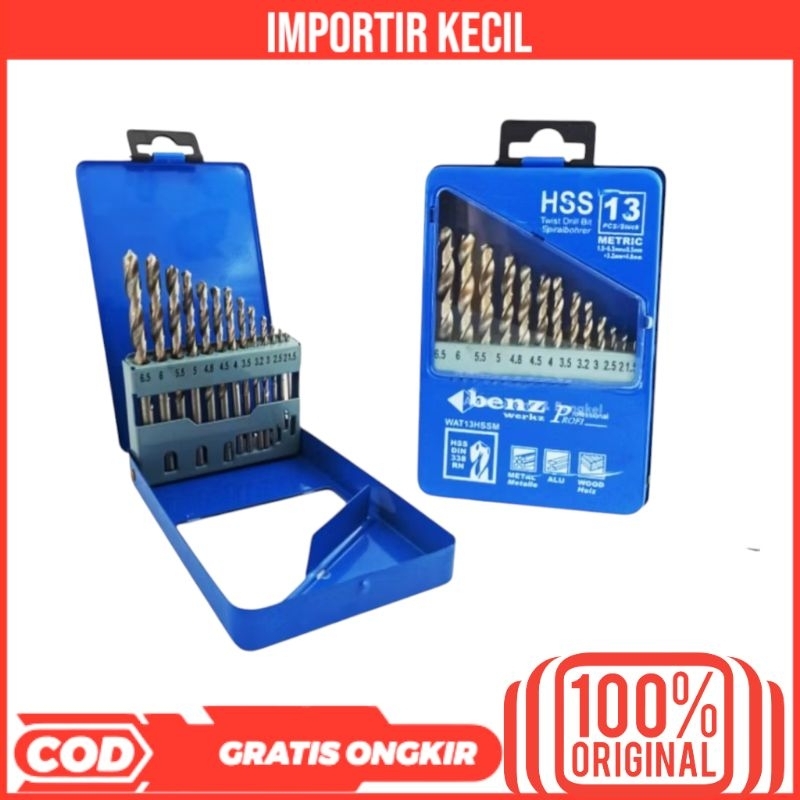 MATA BOR BESI SET 13PCS BENZ MURAH KUALITAS TERBAIK