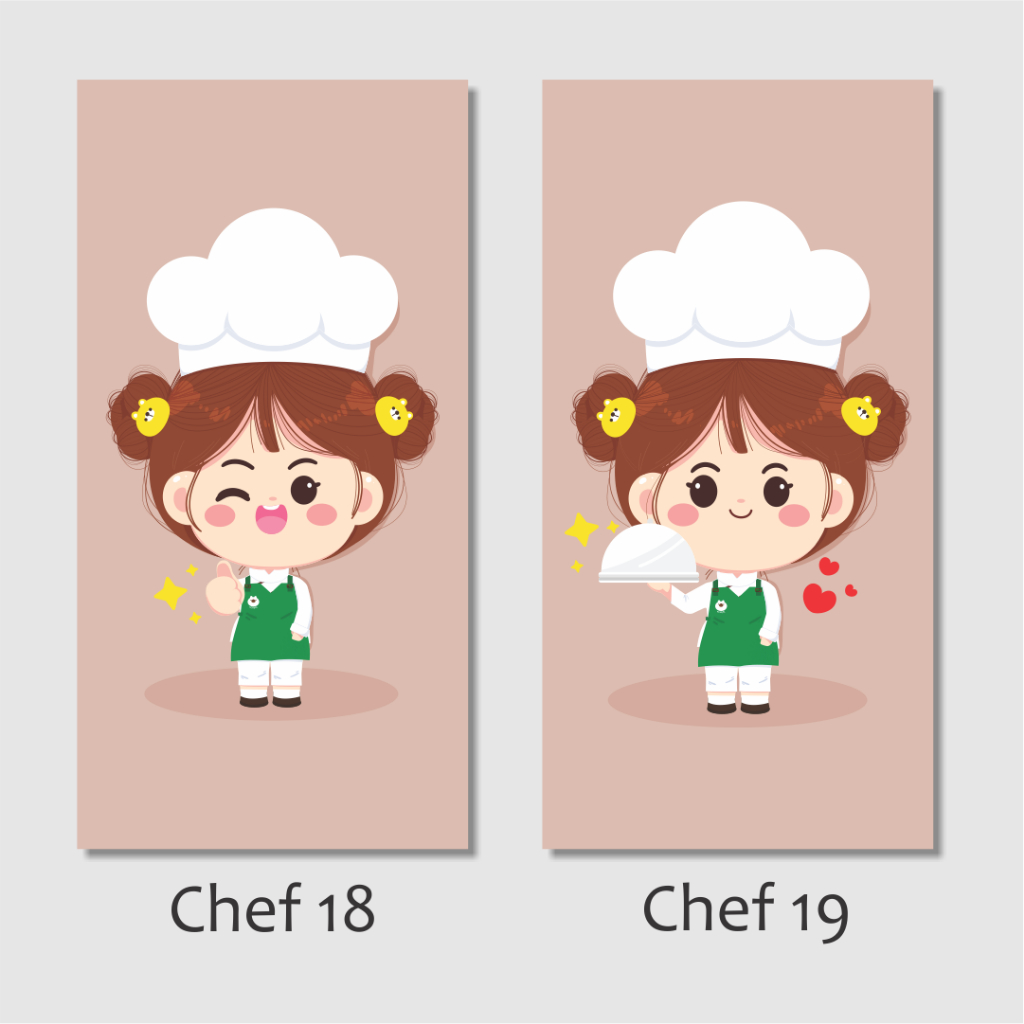 Hiasan Dinding Ruang Makan Aesthetic Walldecor Pajangan Dinding Lukisan Dinding Chef 061