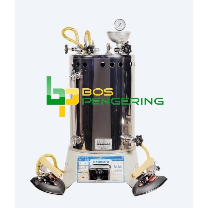Setrika Uap Boiler Maomoto 25 Liter Palet Kayu