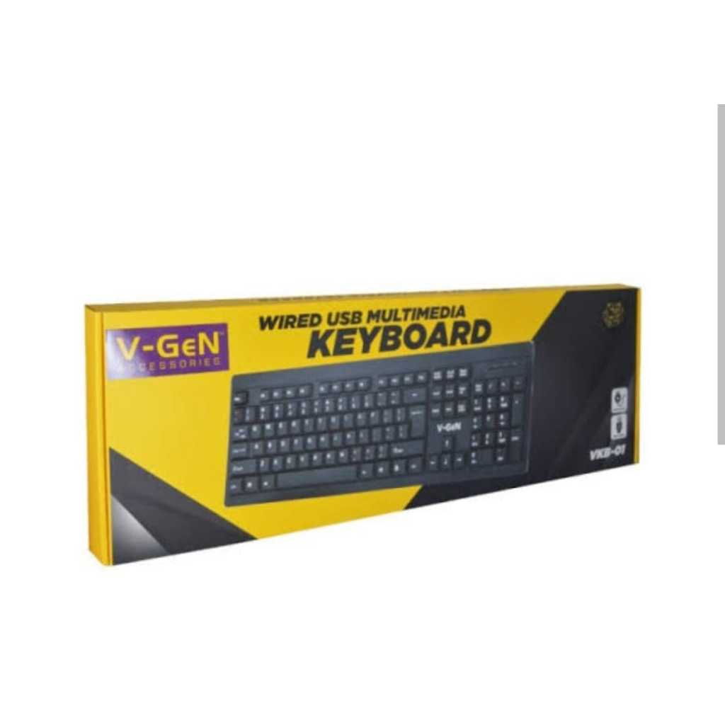 KEYBOARD + MOUSE VGEN VKM-01 KABEL