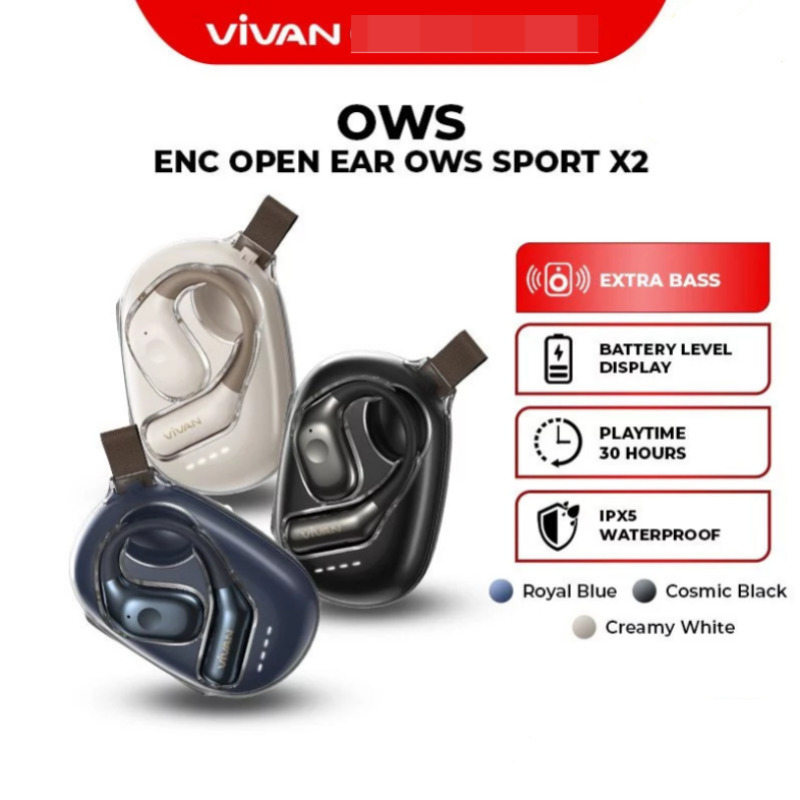 VIVAN OWS SPORT X2 Handsfree Bluetooth 5.4