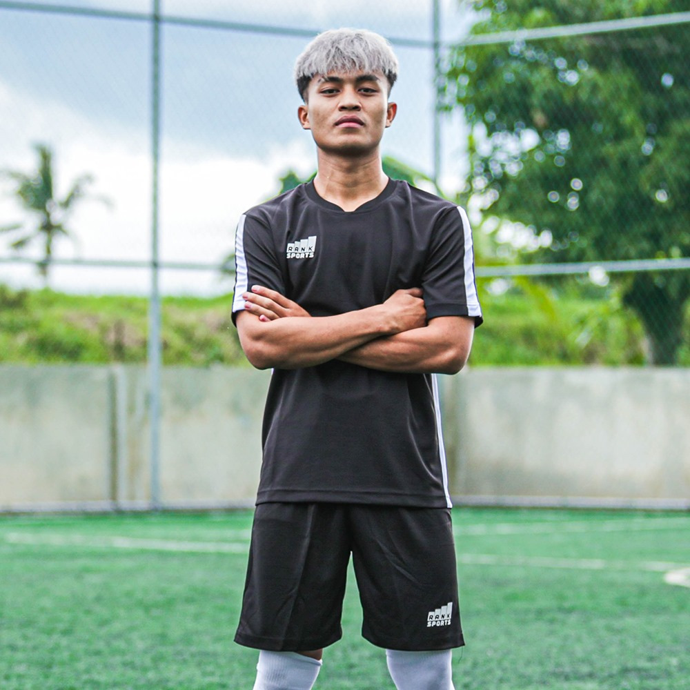 Rank Sports Jersey Bola/ Futsal Rank Maestro Soccer Jersey - Black