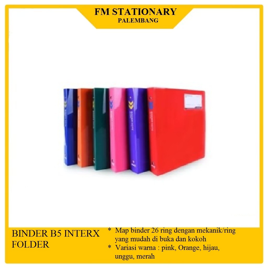 

Binder Note B5 Inter X /Binder B5/Binder polos B5