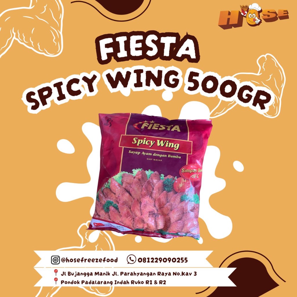 

Fiesta Spicy Wing 500gr
