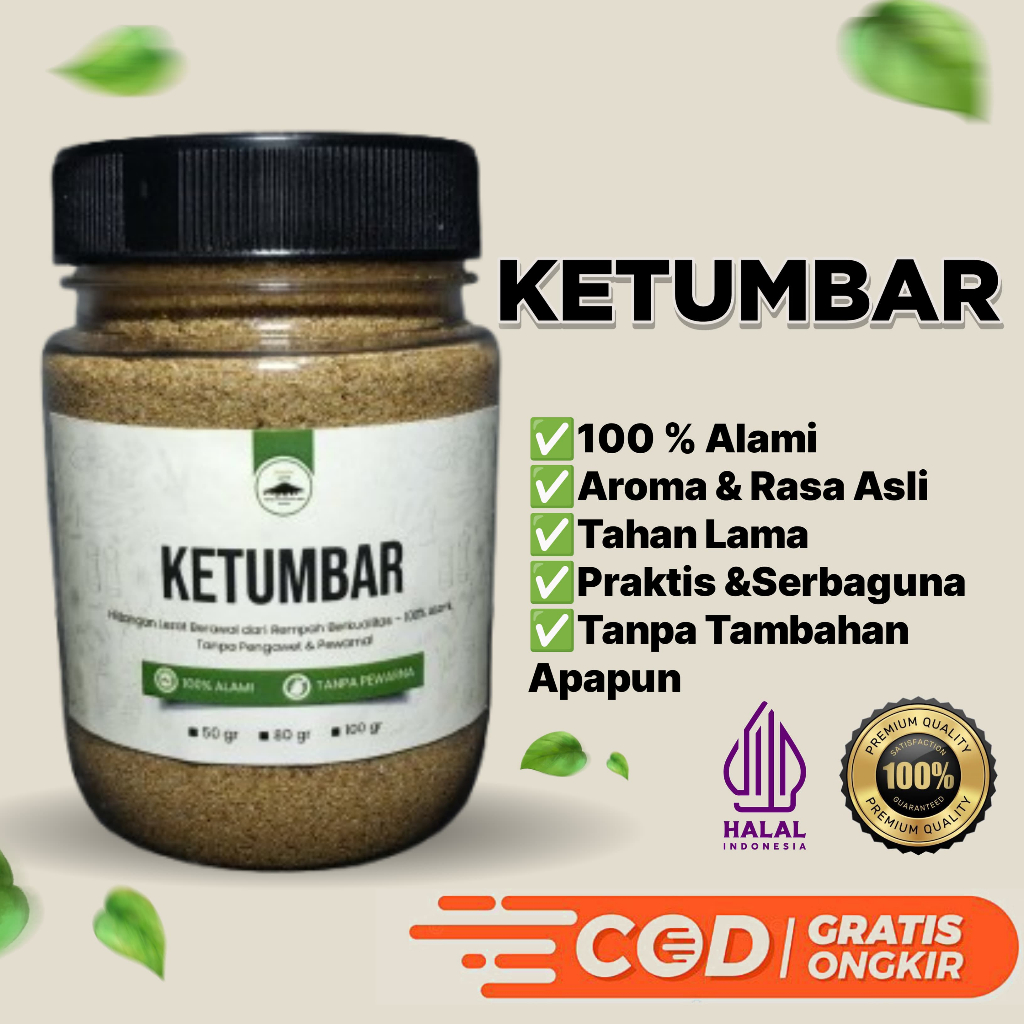 

BUMBU SHOP|Ketumbar Bubuk Rempah Coriander Powder Bumbu Masak Marinasi Premium