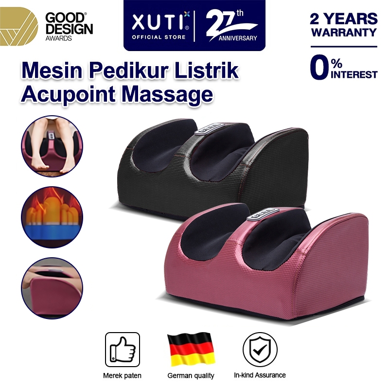 XUTI alat pijat kaki dan betis/Pijat kaki dengan pemanas/alat pijat kaki/Pijat rumah/Pijat kaki port