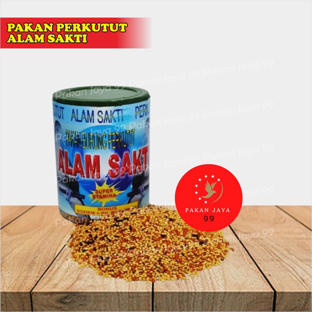 READY PERKUTUT ALAM SAKTI 1 TOPLES PAKAN MAKANAN BURUNG PERKUTUT KUTUT CAMPURAN LENGKAP MILET MERAH 